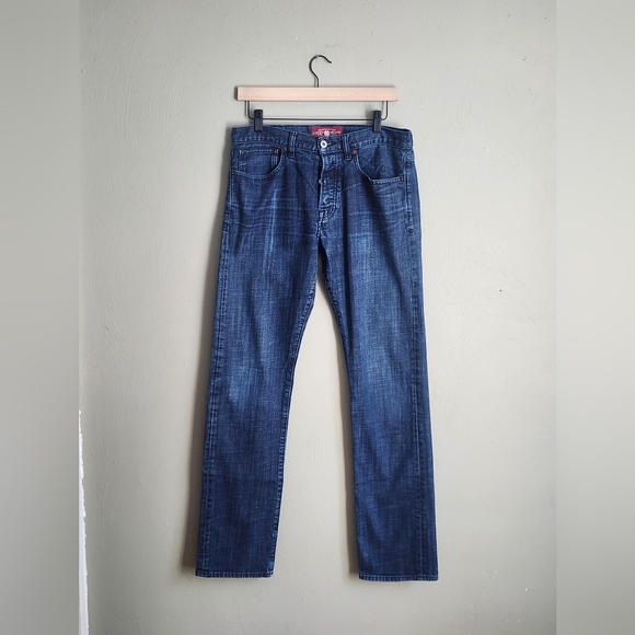 Lucky Brand Hertitage Slim Button Up Jeans Size 32x34 Y2K - Picture 1 of 13